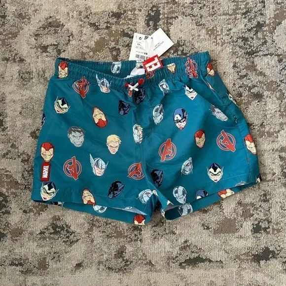 ZARA Kids | Greenish | AVENGERS © MARVEL SWIMSUIT - Picture 4 of 7